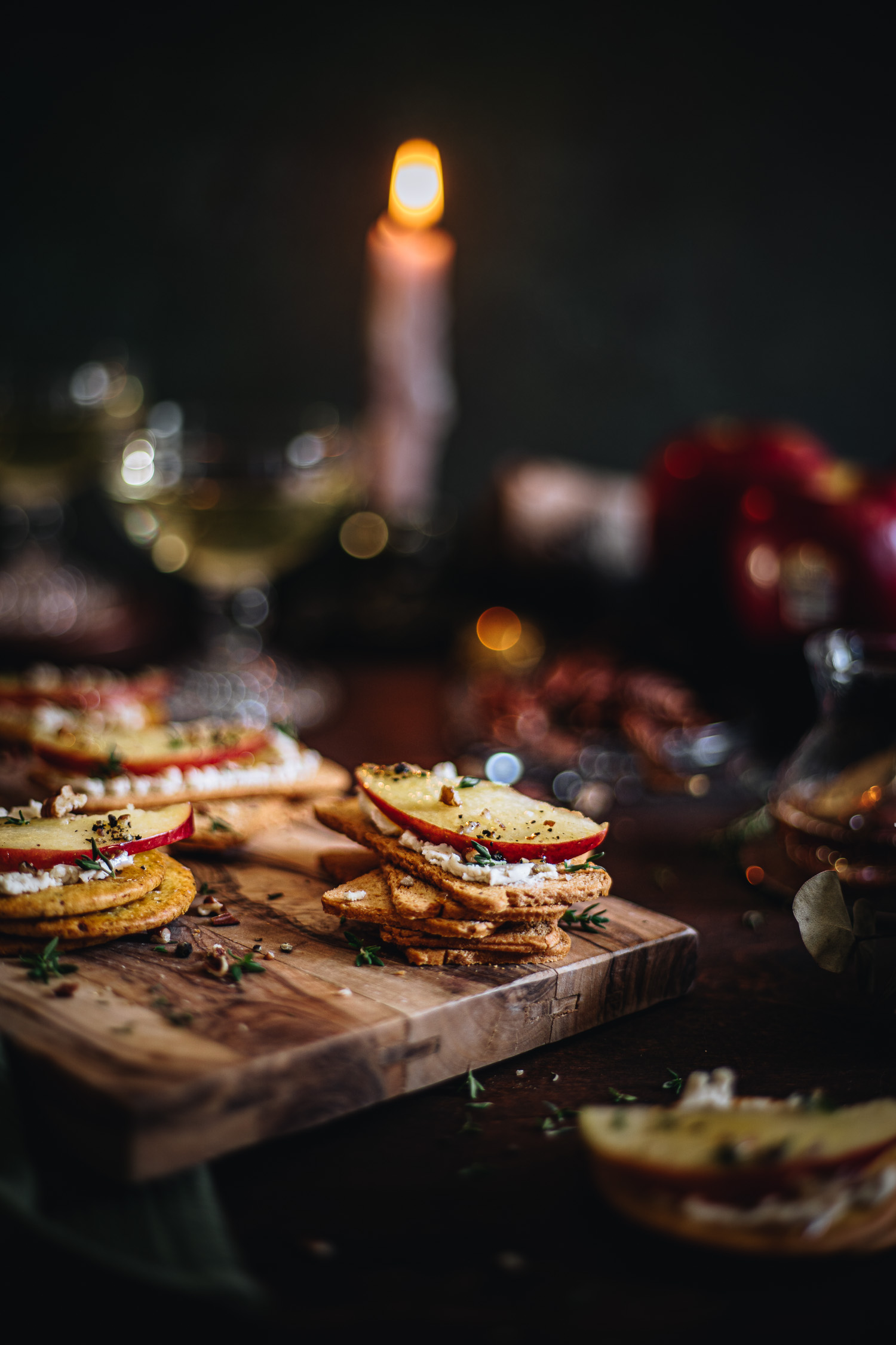 Holiday bites featuring cosmic crisp apples