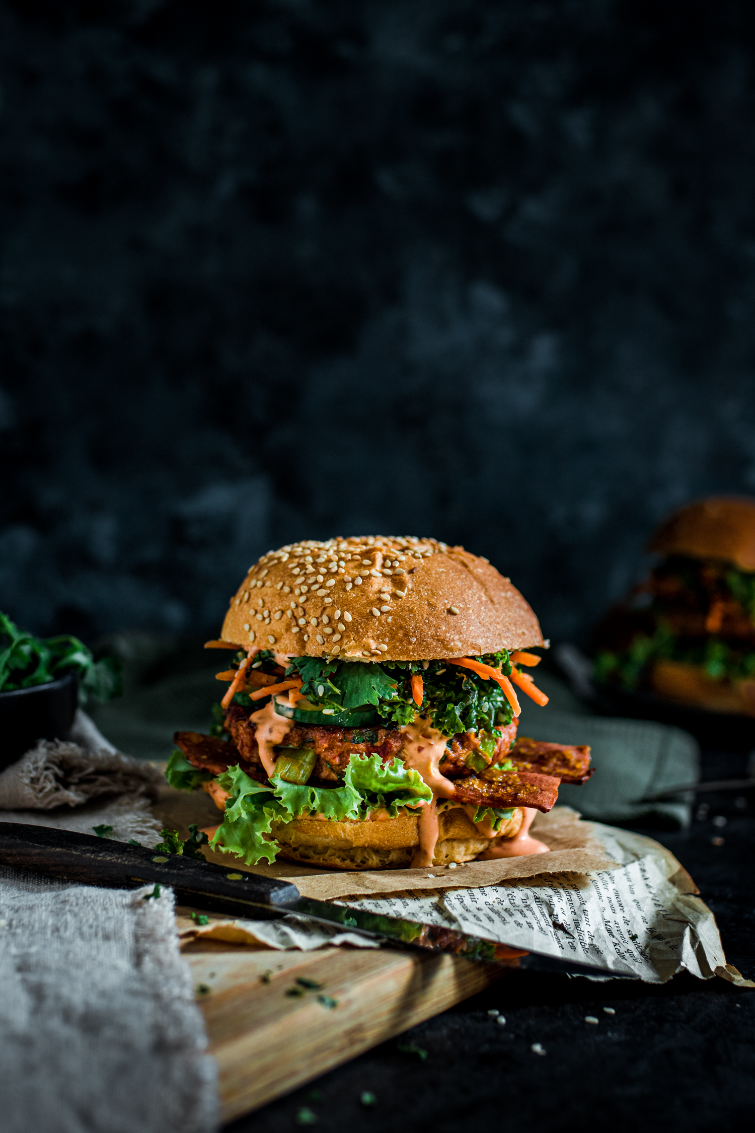 Epic Vegan Korean Burger