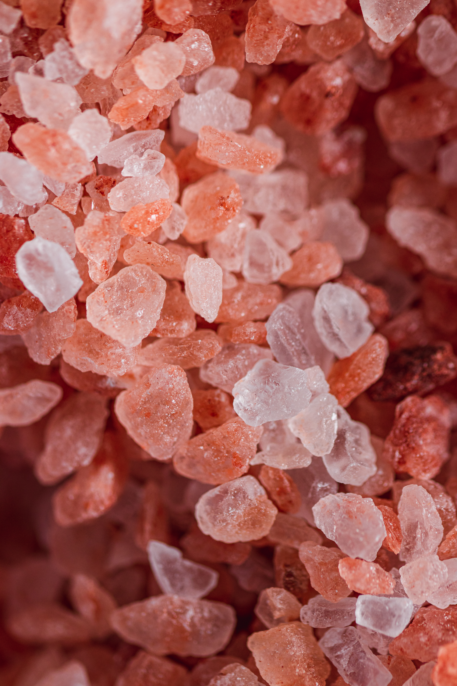 Macro sea salt