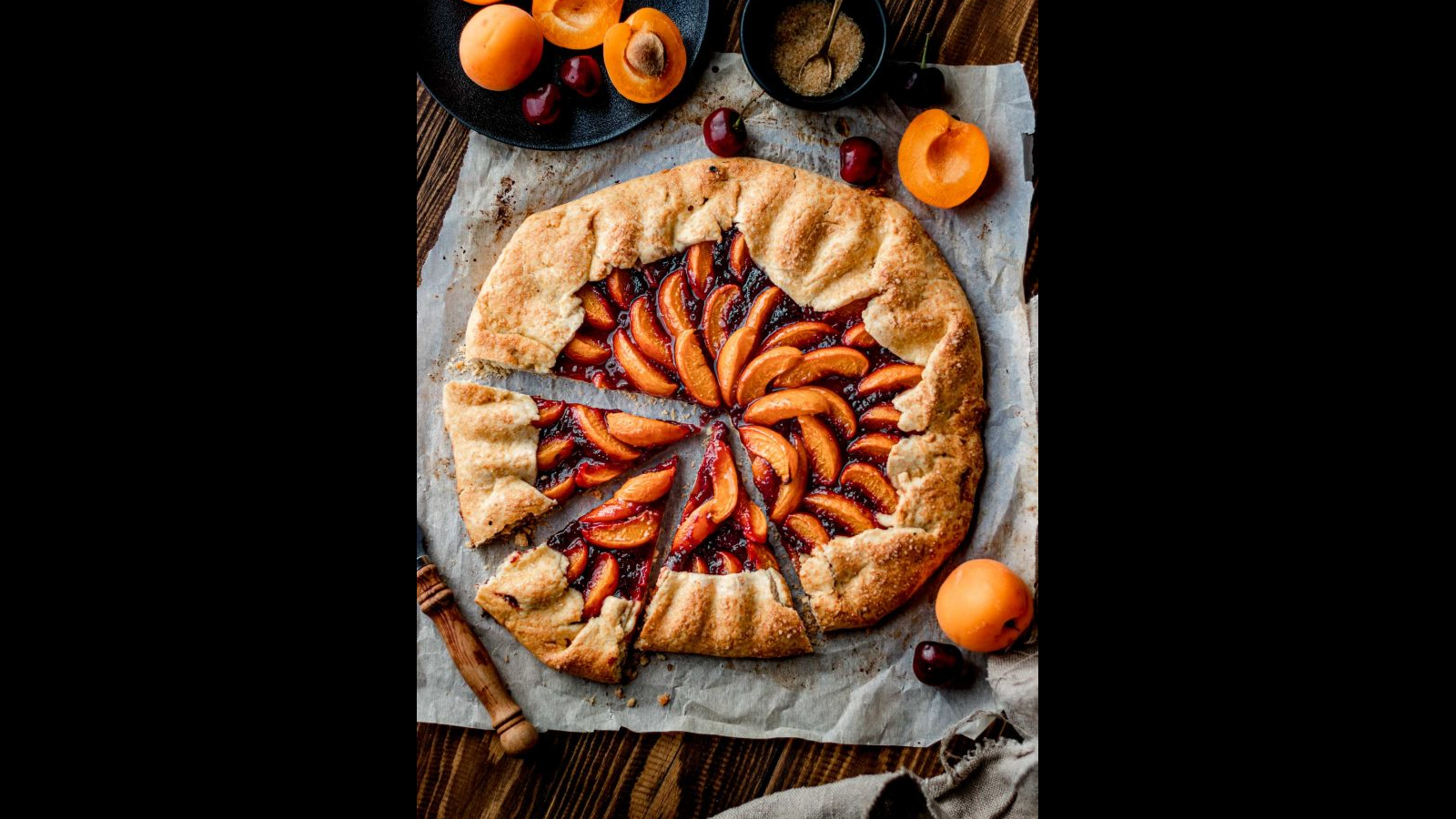 Cherry Apricot Galette | Murielle Banackissa