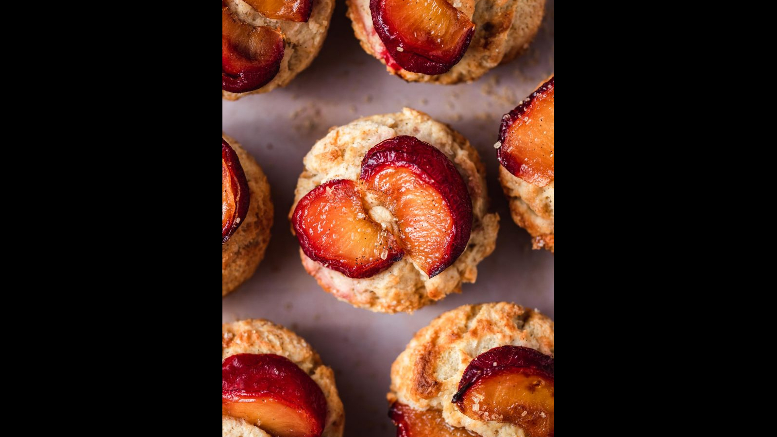 Maple Poached Plum Scones | Murielle Banackissa