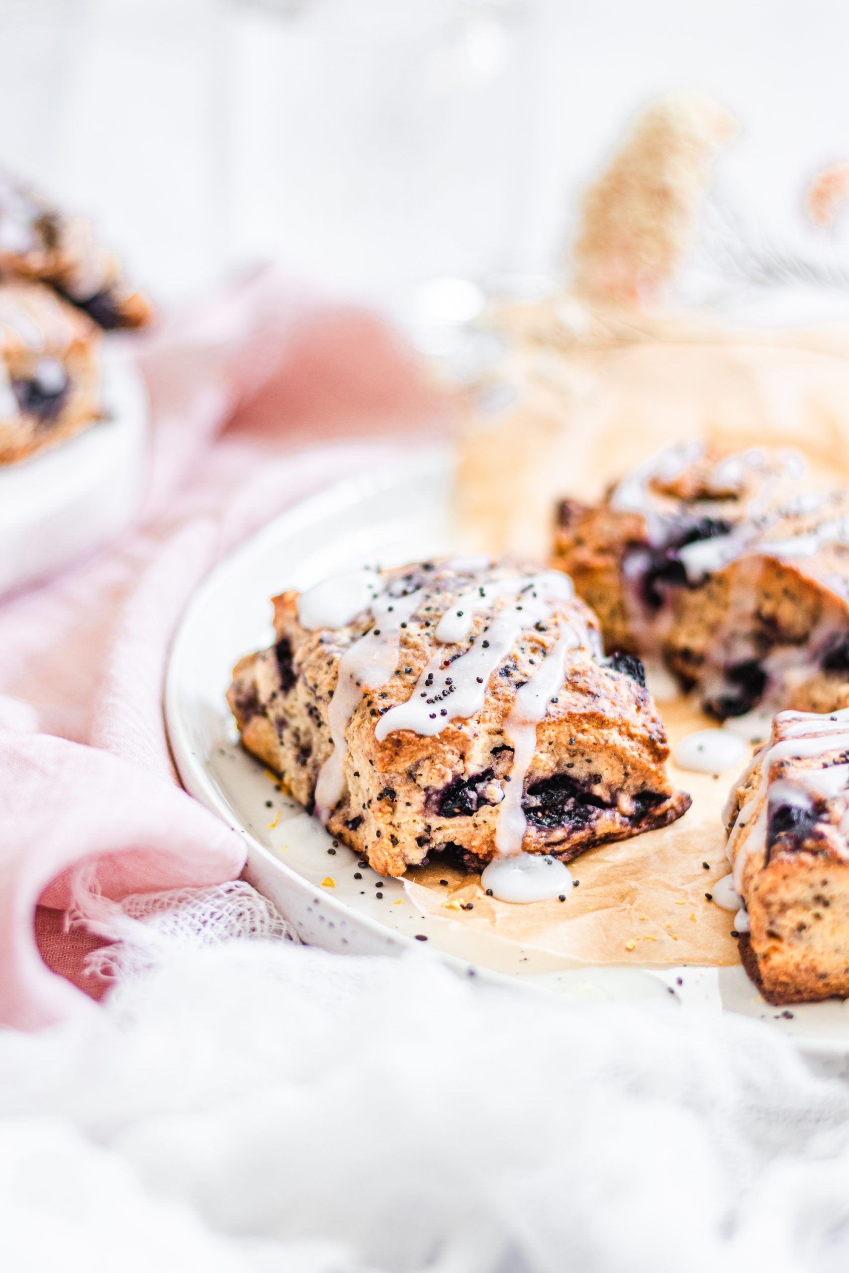 Blueberry Poppy Seed Scones
