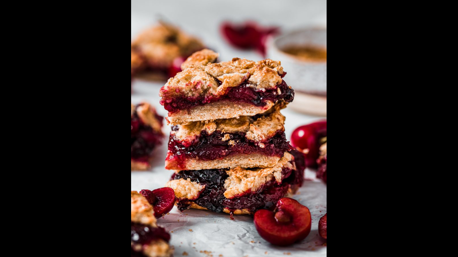 Cherry Pie Bars | Murielle Banackissa