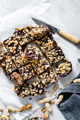 Crispy Peanut Butter and Chocolate Squares-1