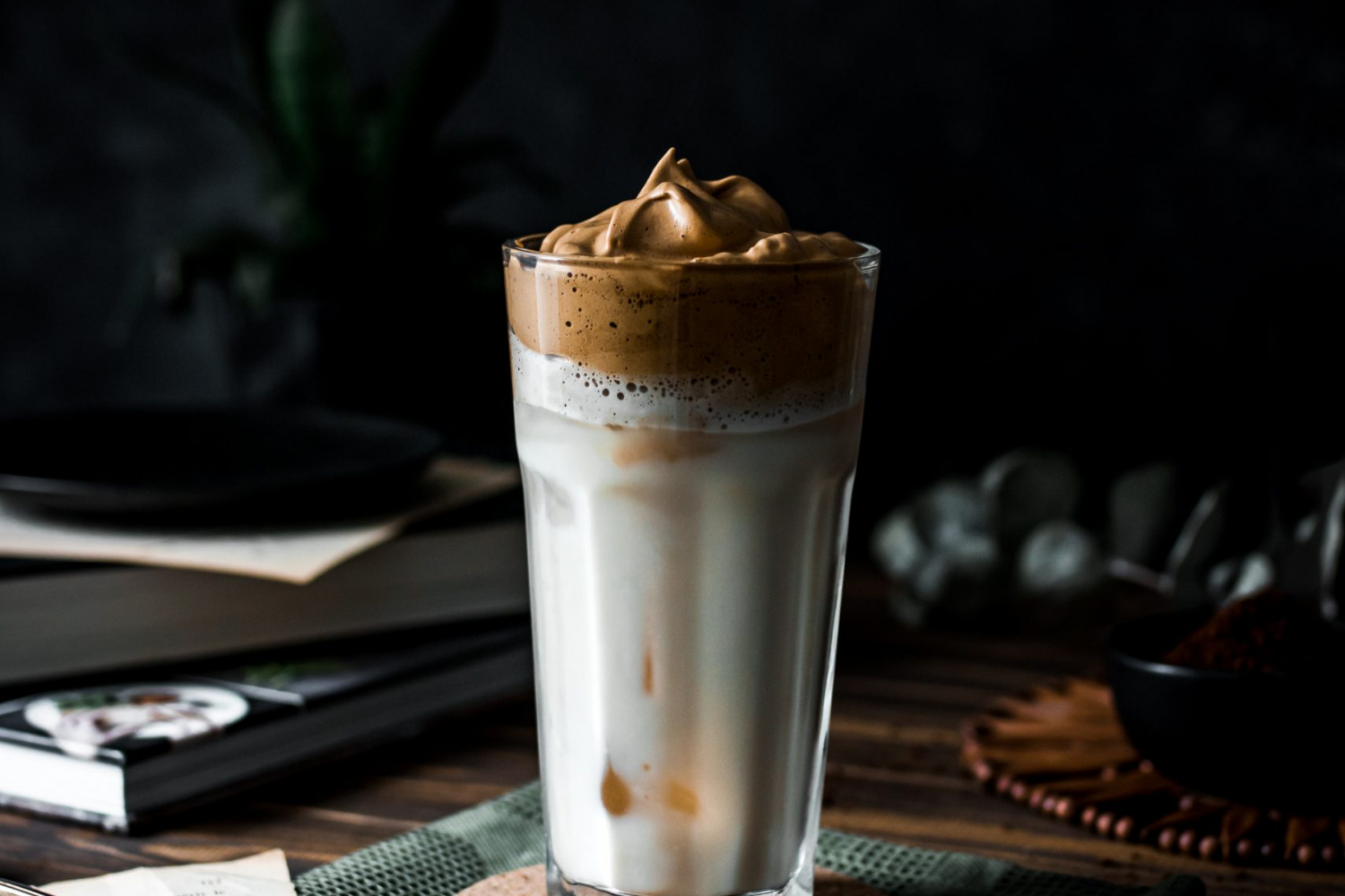 Maple Dalgona Coffee (Whipped Coffee)