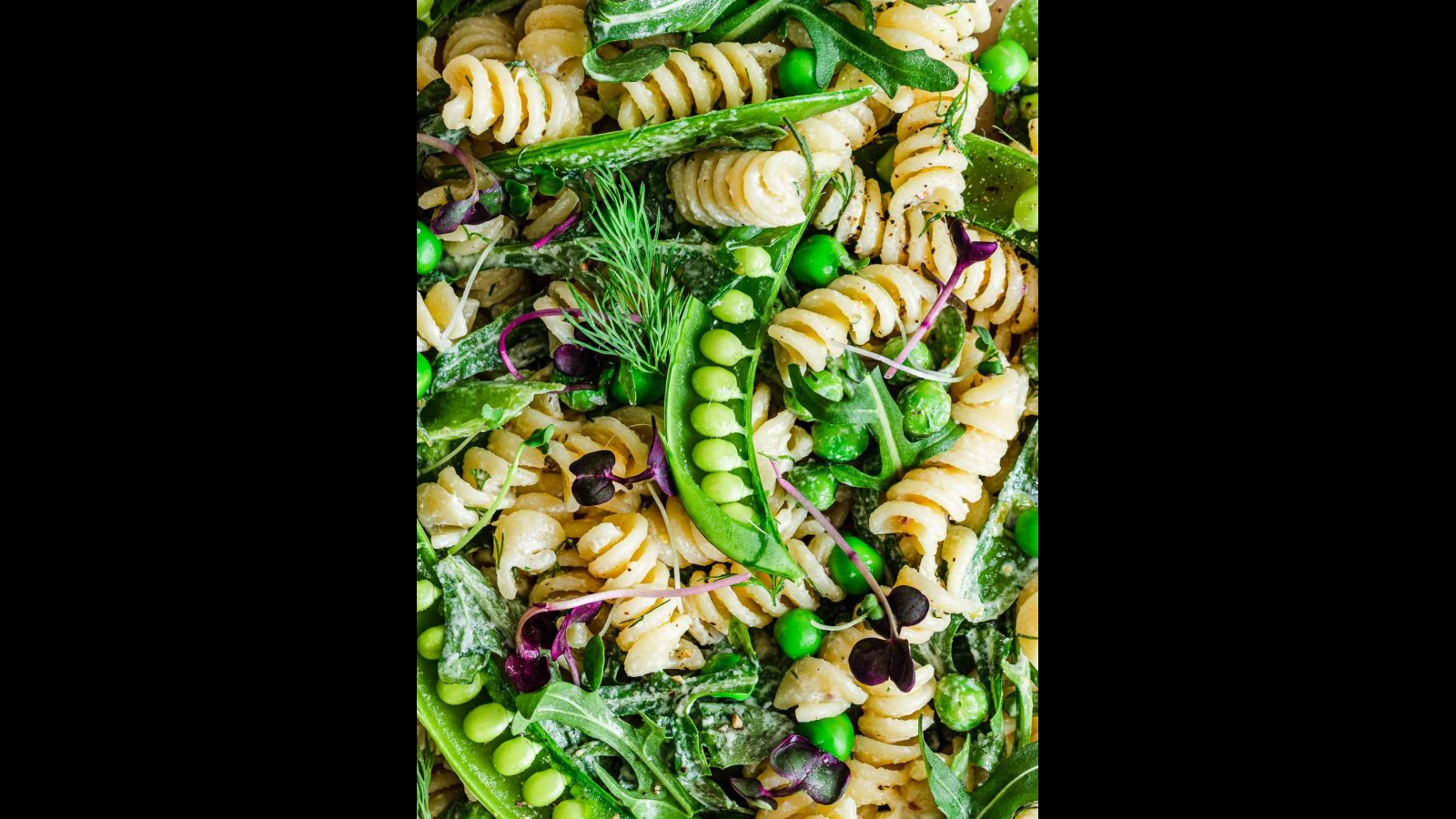 Spring Inspired Pasta Salad with Lemon Tahini Dressing | Murielle Banackissa