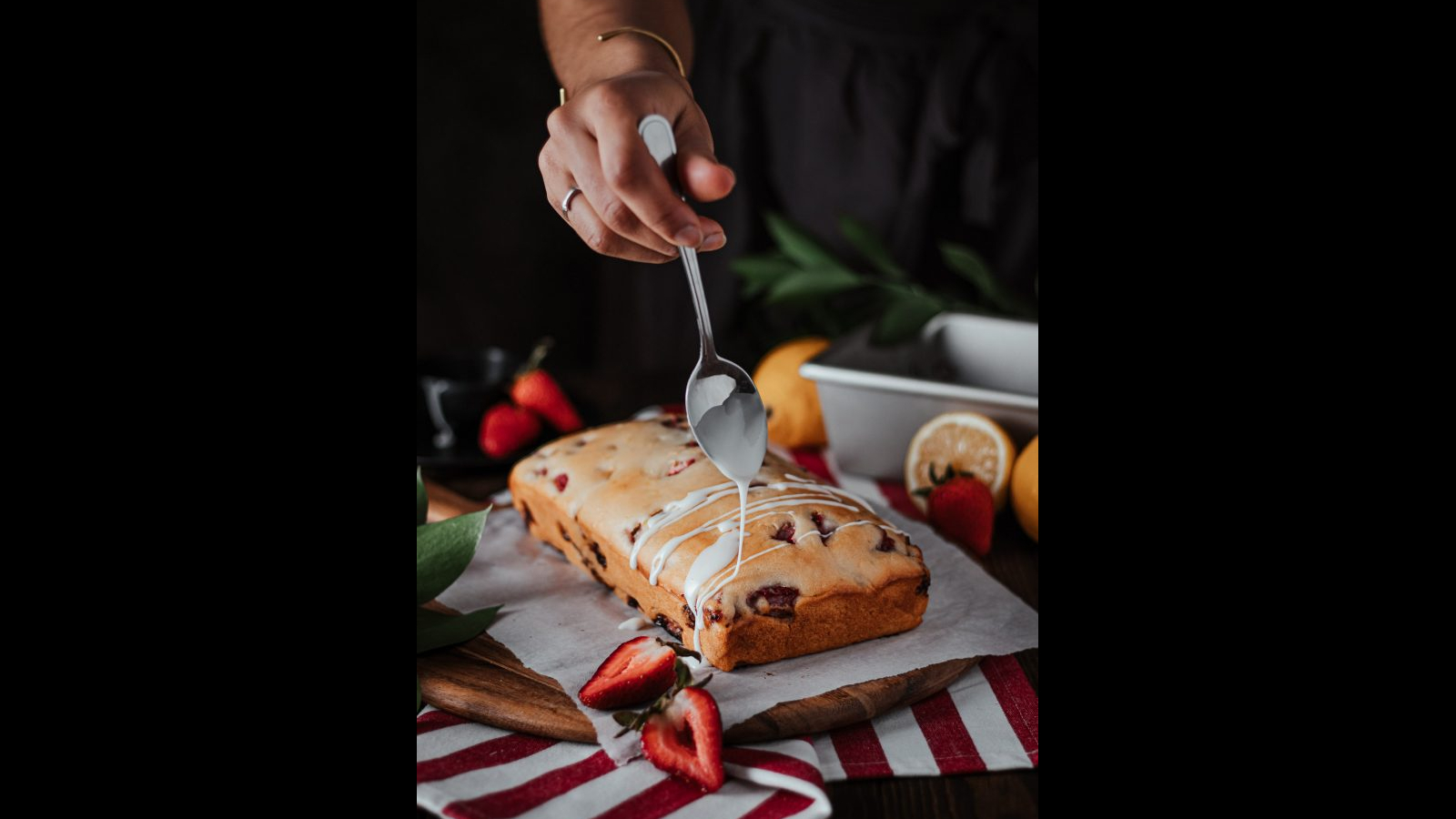 Strawberry Lemon Loaf | Murielle Banackissa