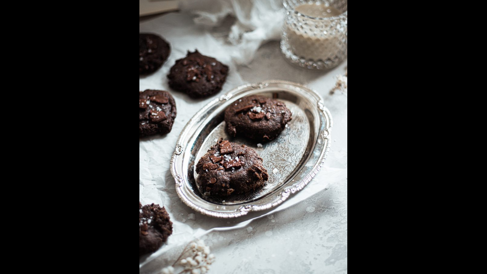 The Softest Double Chocolate Cookies | Murielle Banackissa