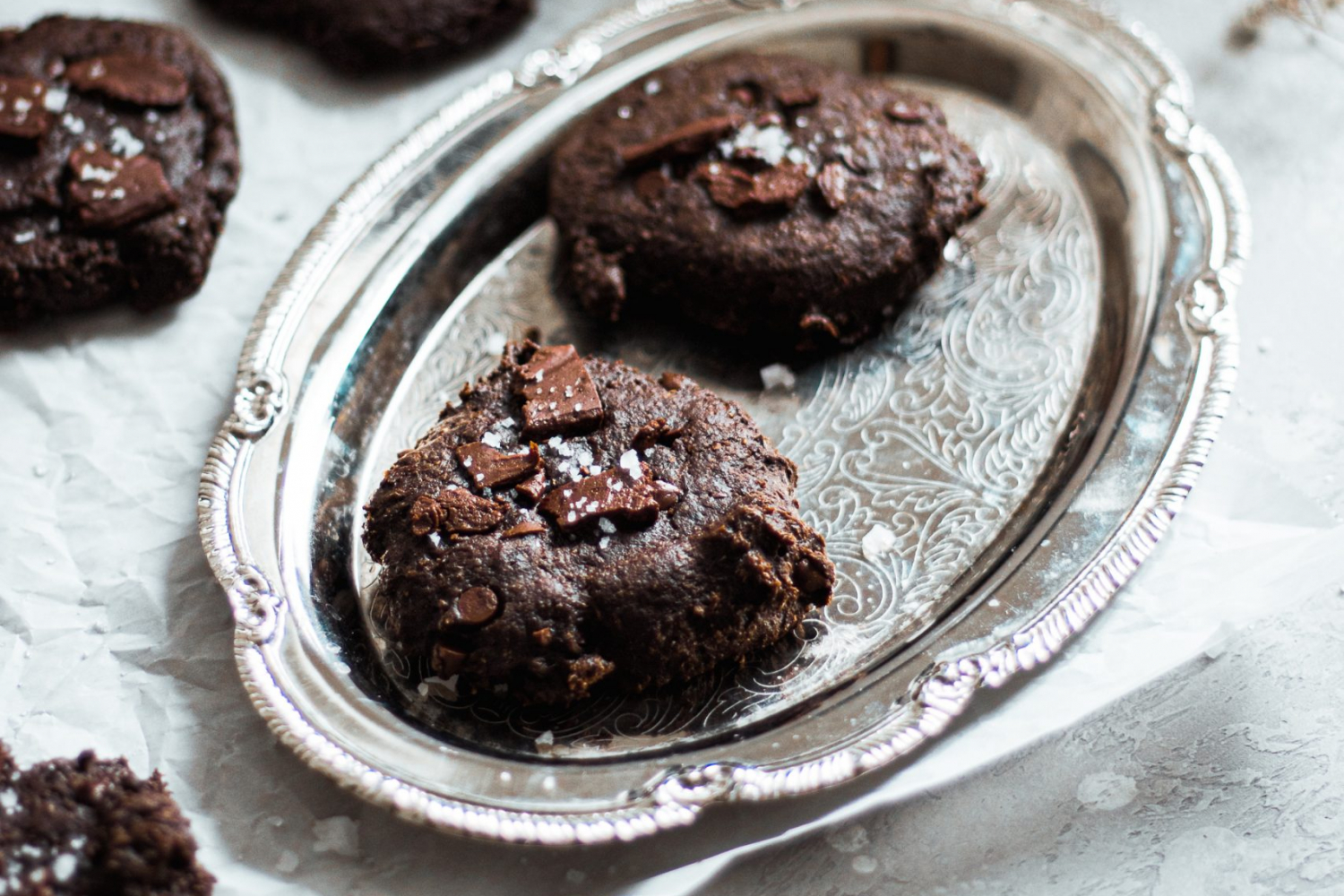 The Softest Double Chocolate Cookies