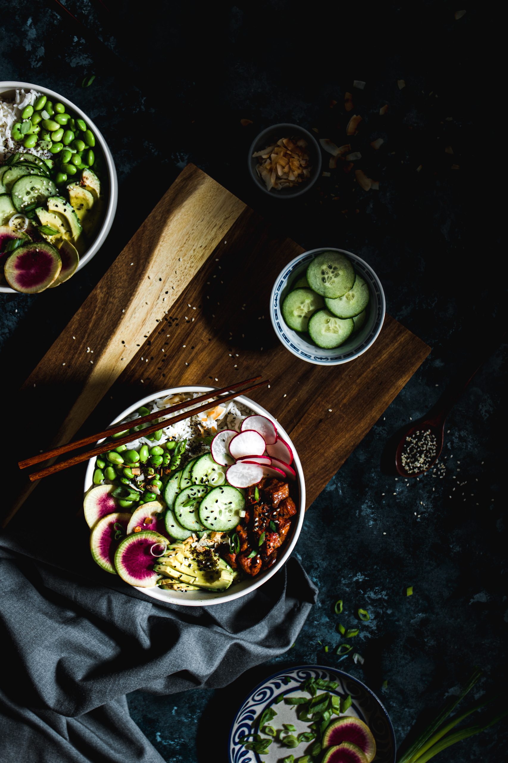 Vegan Spicy Tuna Poke Bowl-2