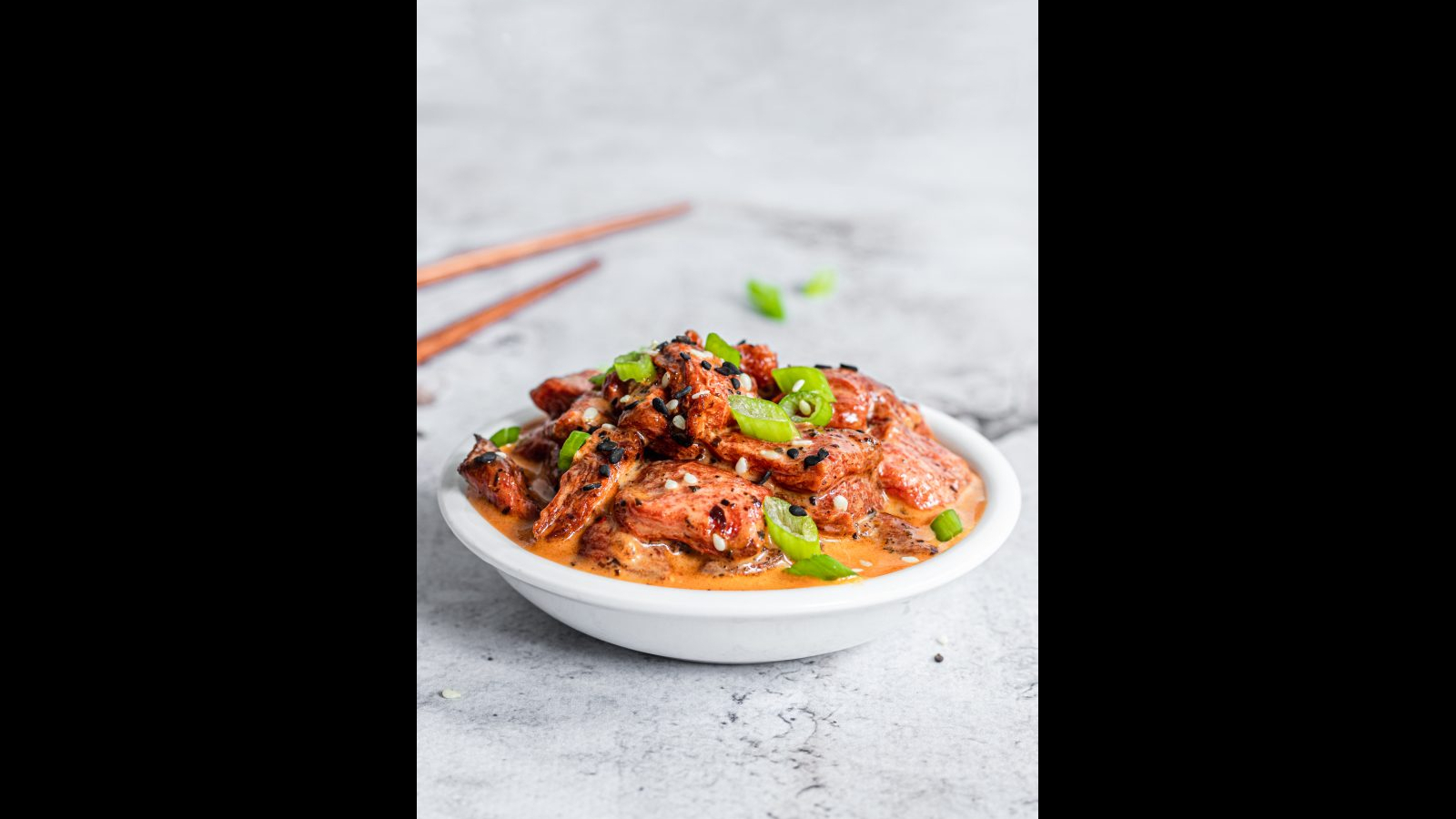 Watermelon Vegan Tuna with Spicy Mayo Sauce | Murielle Banackissa