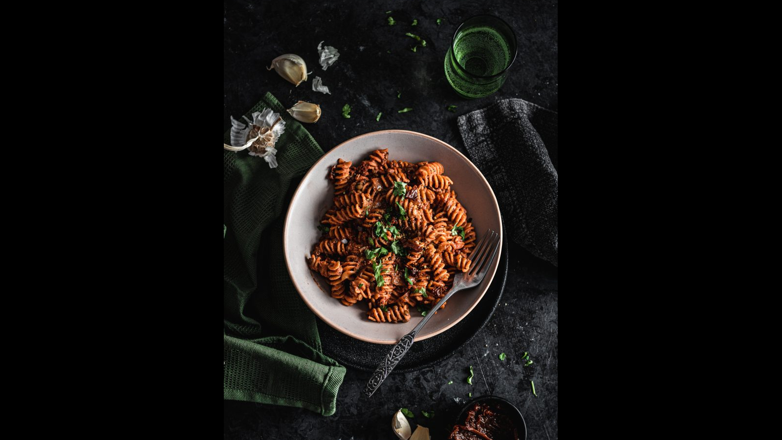 Chunky Vegan Rosé Pasta | Murielle Banackissa