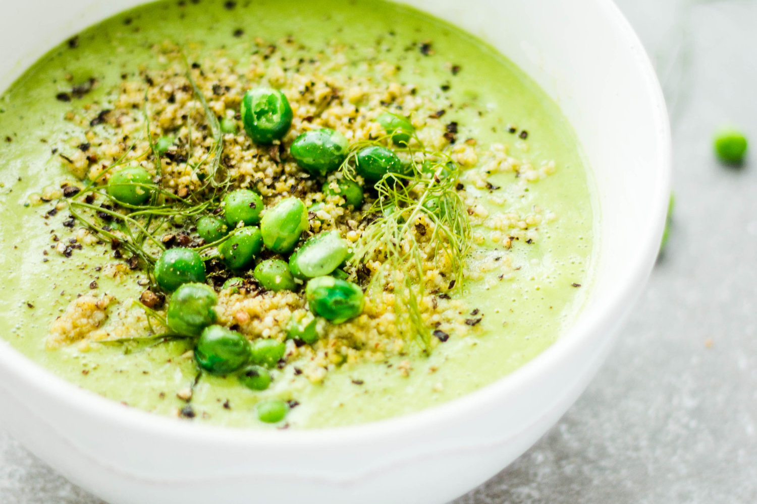 Sweet Green Pea Soup
