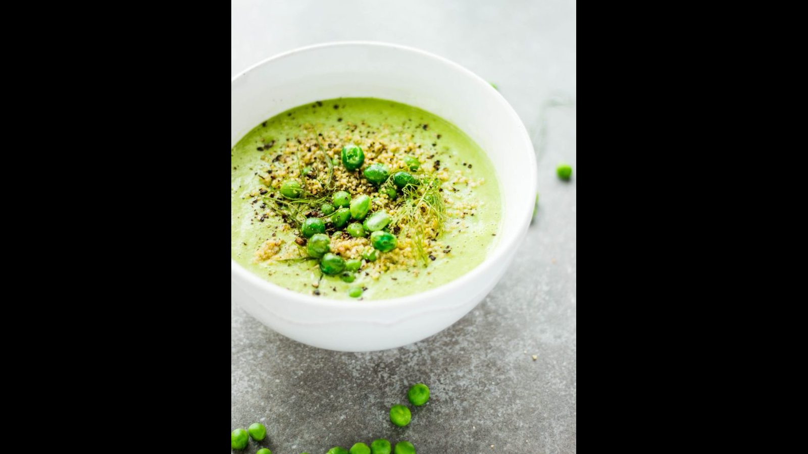 Sweet Green Pea Dill Soup | Murielle Banackissa
