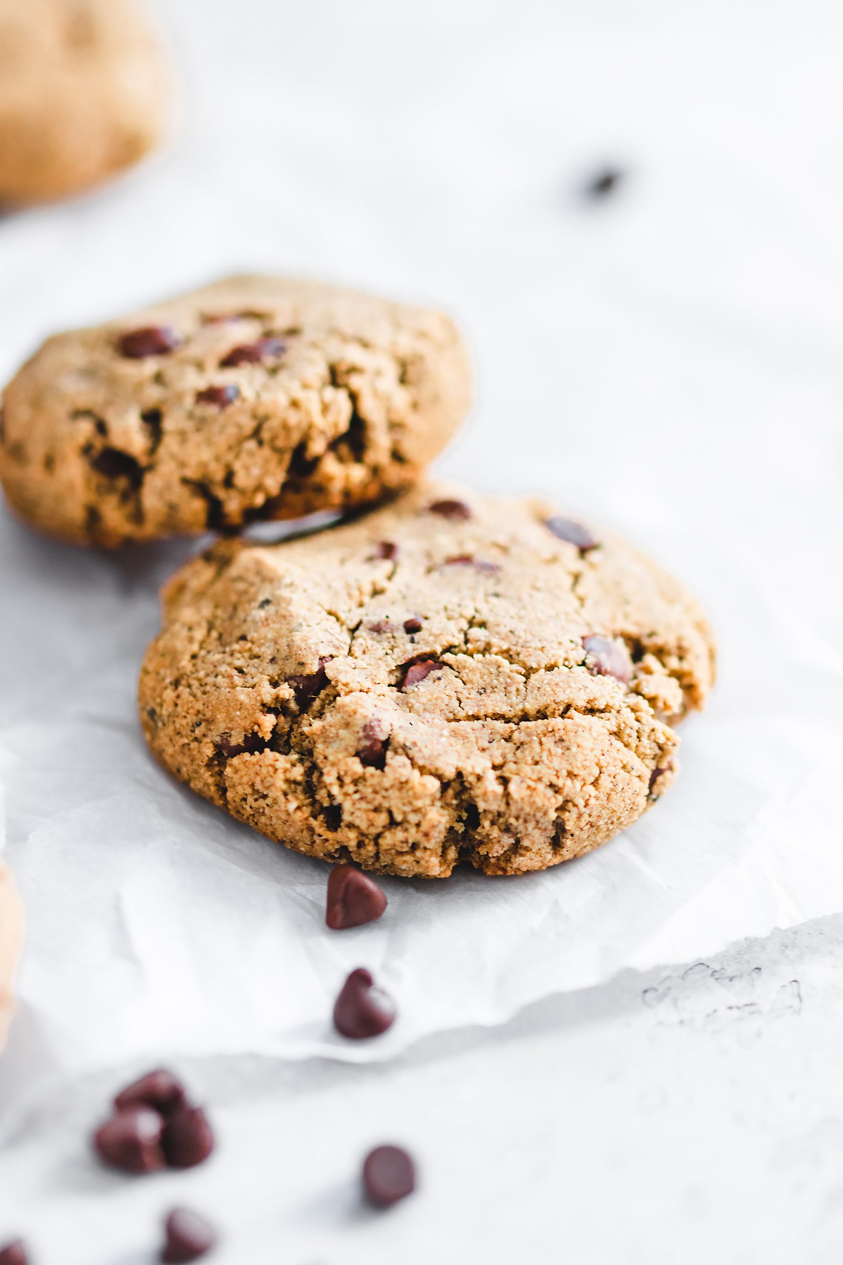 Chewy Grain Free Nut Free Chocolate Chip Cookies