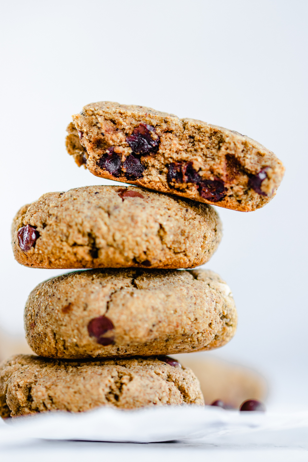 Chewy Grain Free Nut Free Chocolate Chip Cookies