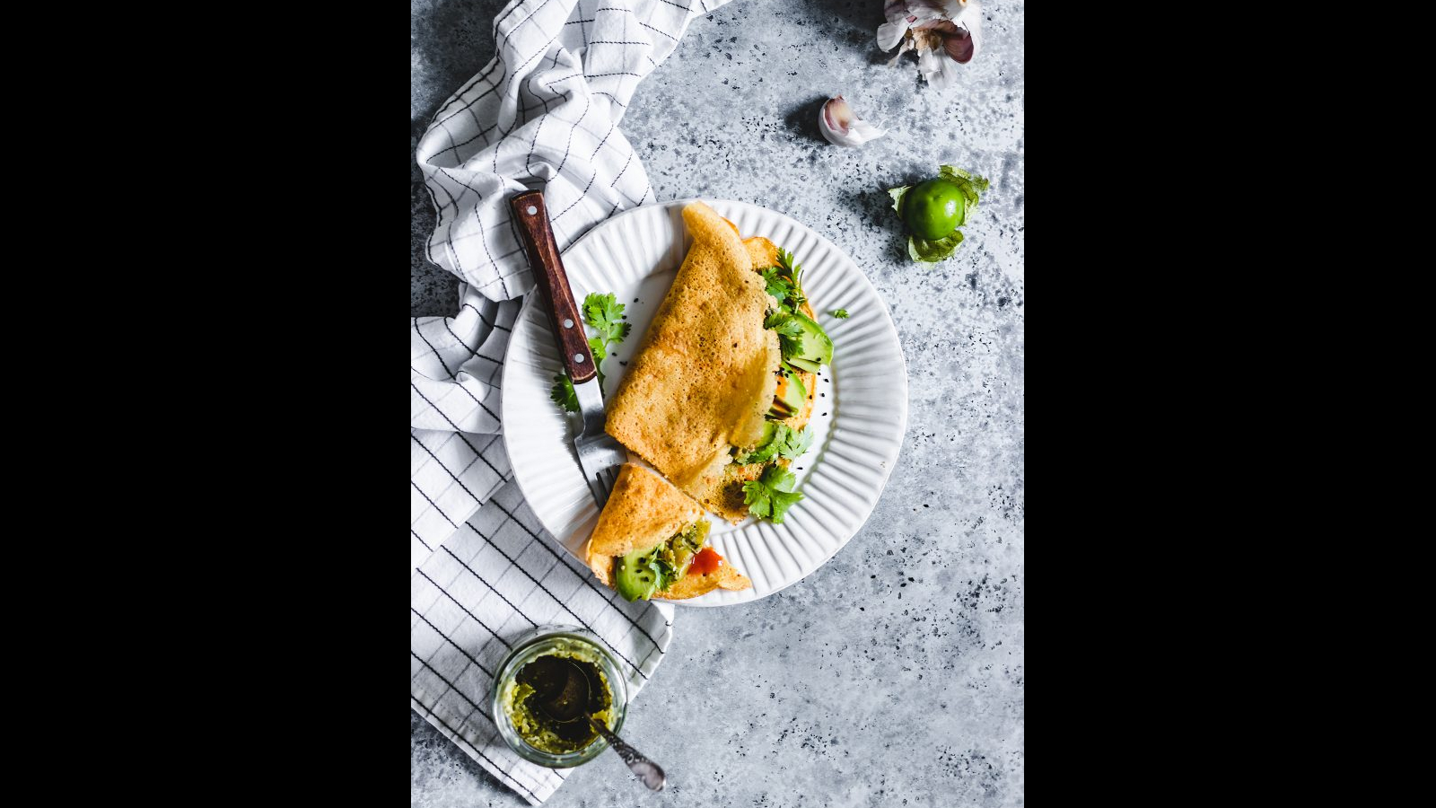Savoury Chickpea Flour Crepes Murielle Banackissa