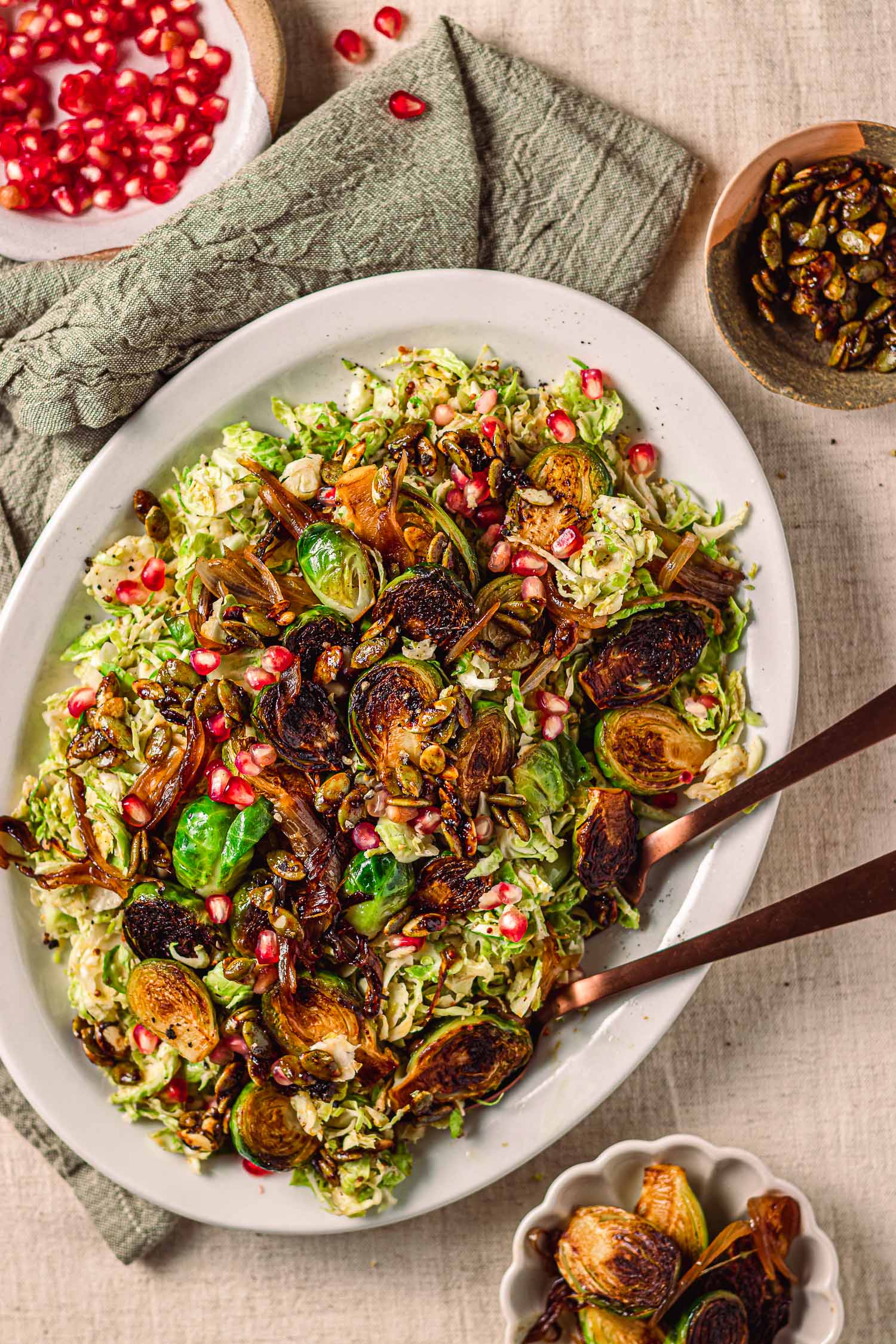 Caramelized Brussel Sprouts salad