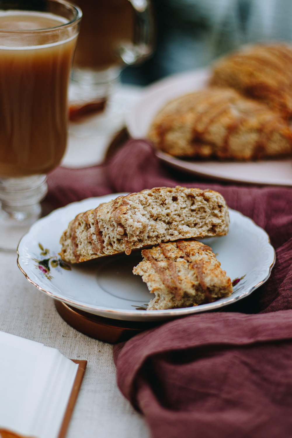 Chai Latte Yogurt Scones