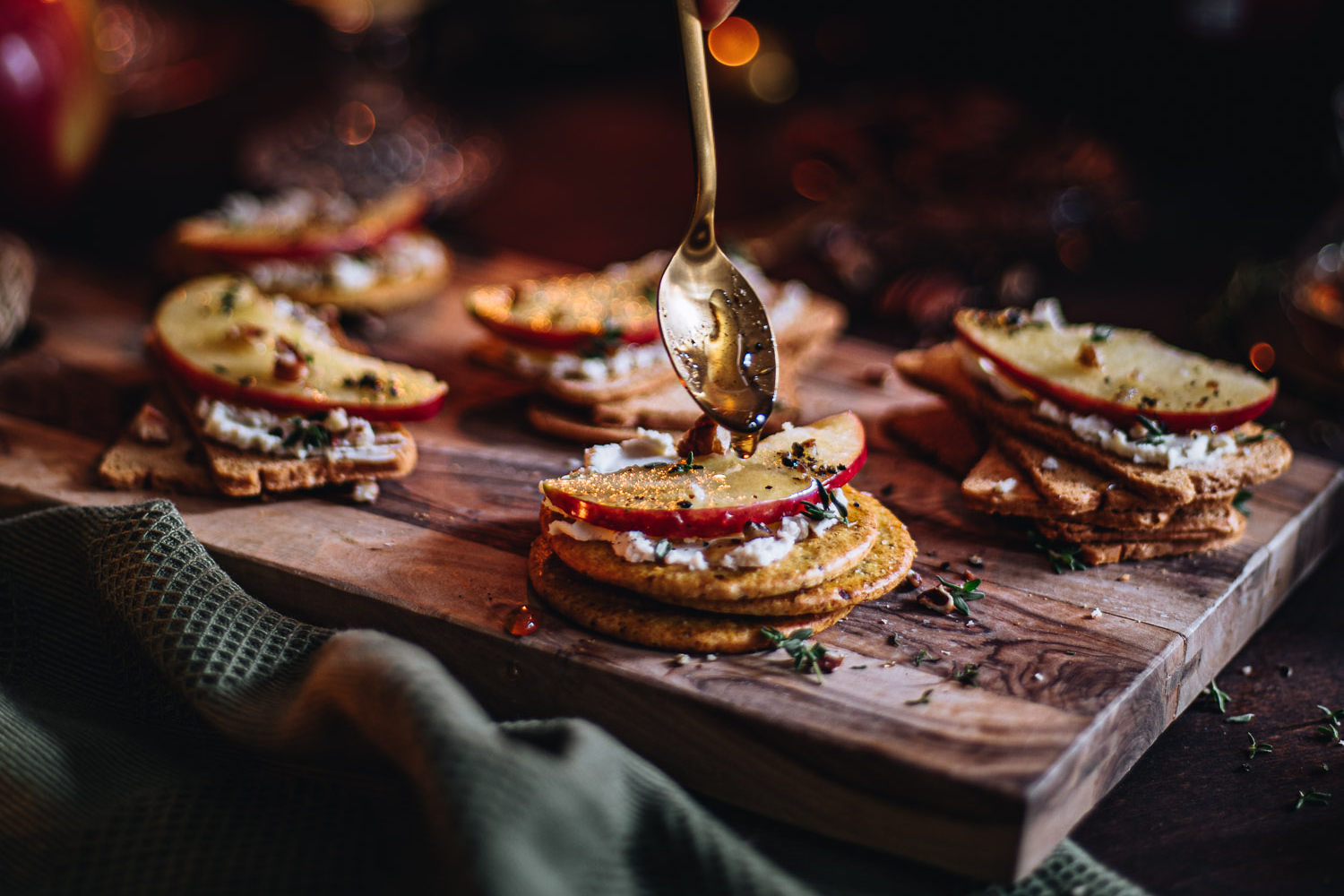 Cosmic Crisp Apple and Thyme Bites