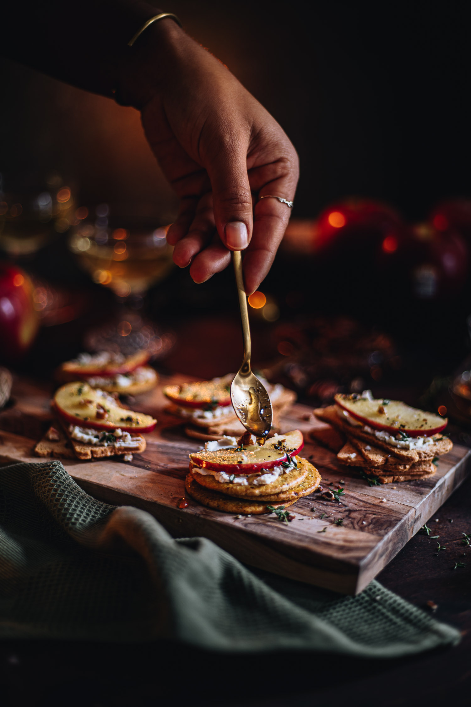 Cosmic Crisp Apple and Thyme Bites