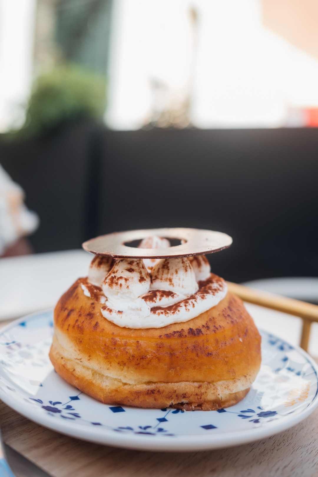 Vegan Tiramisu Donut at Scoop n Dough in Lisbon Portugal