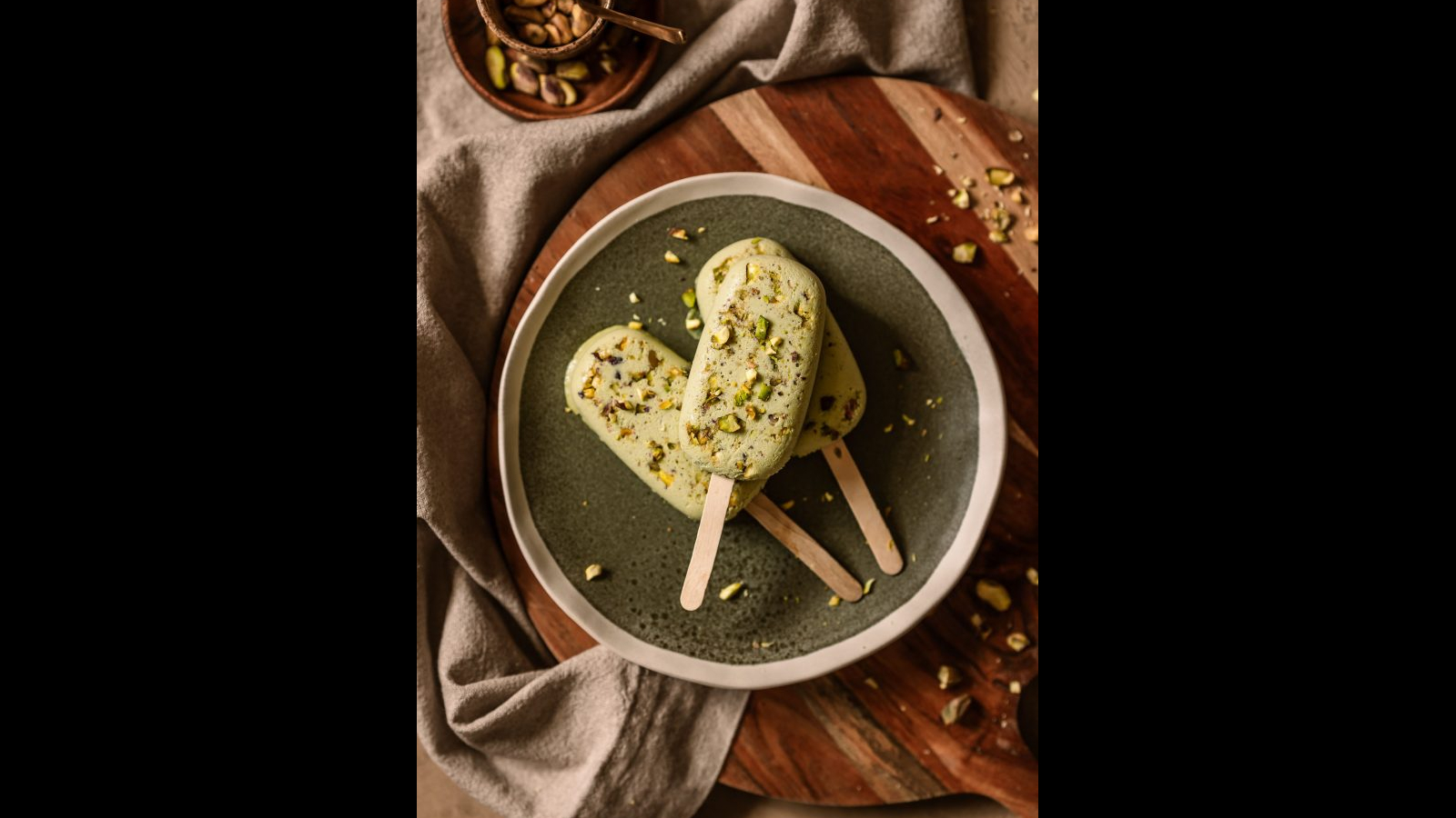 Pistachio Orange Blossom Pops | Murielle Banackissa