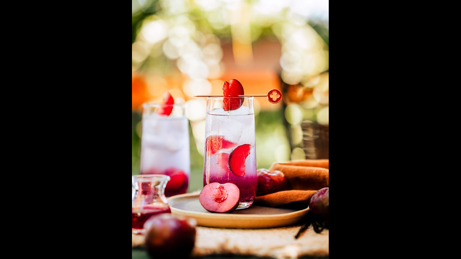 Sweet Plum and Vanilla Gin Tonic | Murielle Banackissa