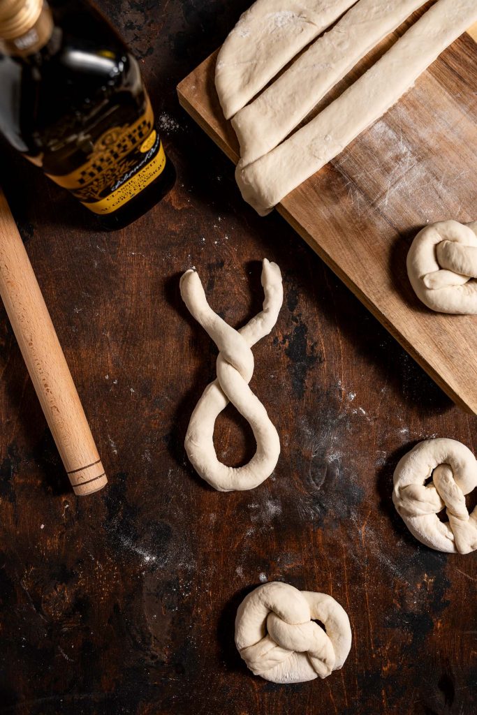 Forming a Stuffed Pretzels
