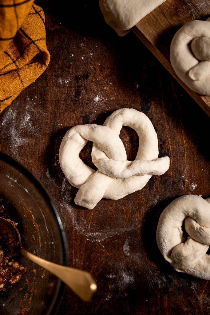 Stuffed Pretzels Ready to Boil